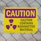 Signmission Radiation & Laser Sign, 7 in H x 10 in W, Plastic, Rectangle OS-2PACK-CR-P-710-L-10163 - alternate 2